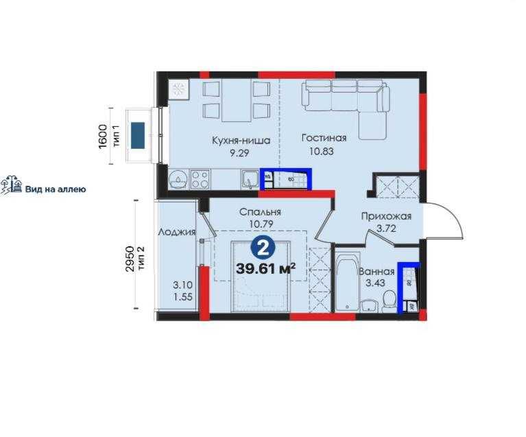 *Мирабадский Район NRG Meros Продается 2х ком квартира за 55 454$*