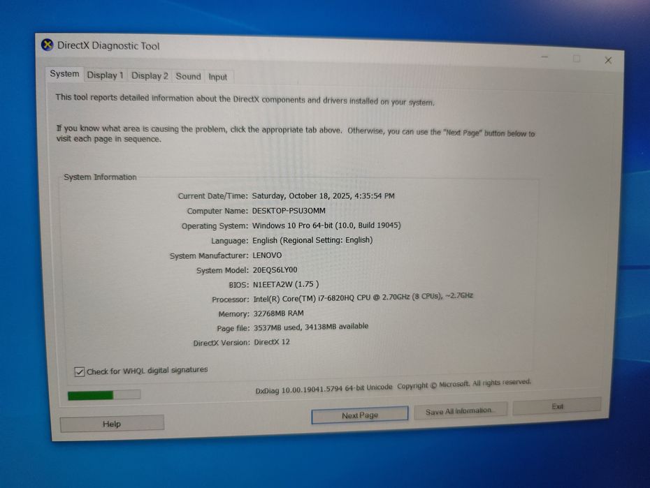 Workstation Lenovo Thinkpad P50 i7 a8a Ram 32 GB ssd 512Gb NVIDIA 8Gb