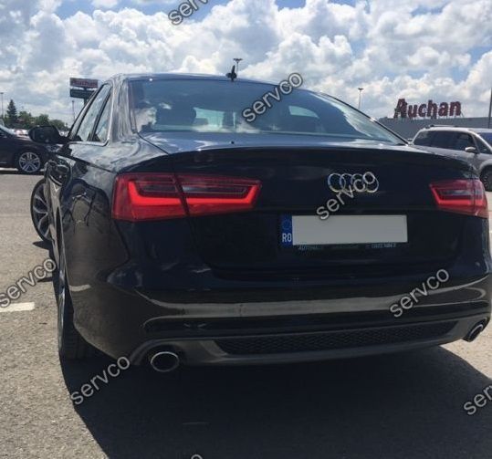 Difuzor spoiler bara spate SLine S-line Audi A6 4G C7 3.0 Motor 12-14