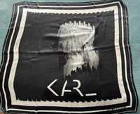 Копринен оригинален шал Karl Lagerfeld