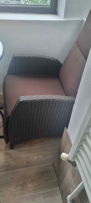 Fotoliu recliner imitatie ratan