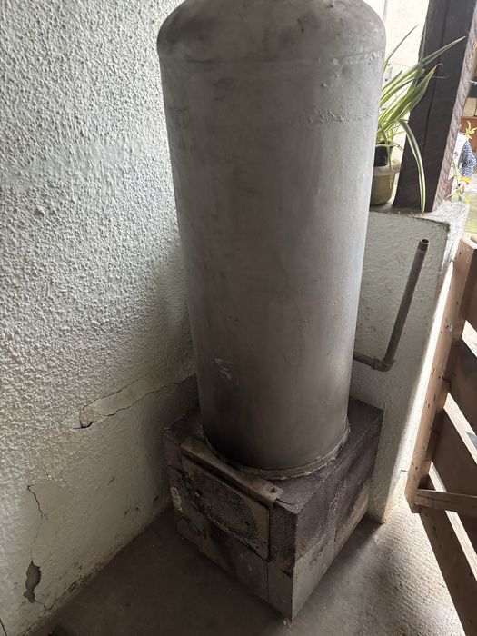 Boiler de baie pe lemne functional