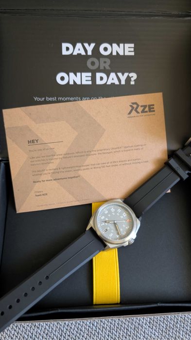 Ceas Titanium Automatic - RZE VALOUR 38 - Slate Grey, Nou, Nepurtat