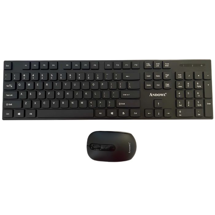 Kit Tastatura si Mouse Wireless 2.4GHz, USB