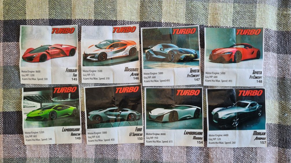 Картинки от дъвки Турбо Turbo Xtreme new