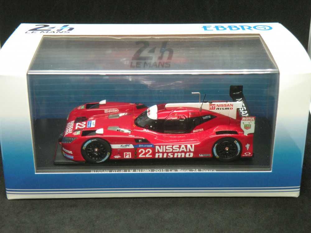 Macheta 2015 Nissan GT-R LM Nismo #22 24h Le Mans Ebbro 1:43