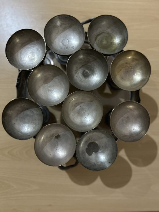 Set 13 piese din metal argintat