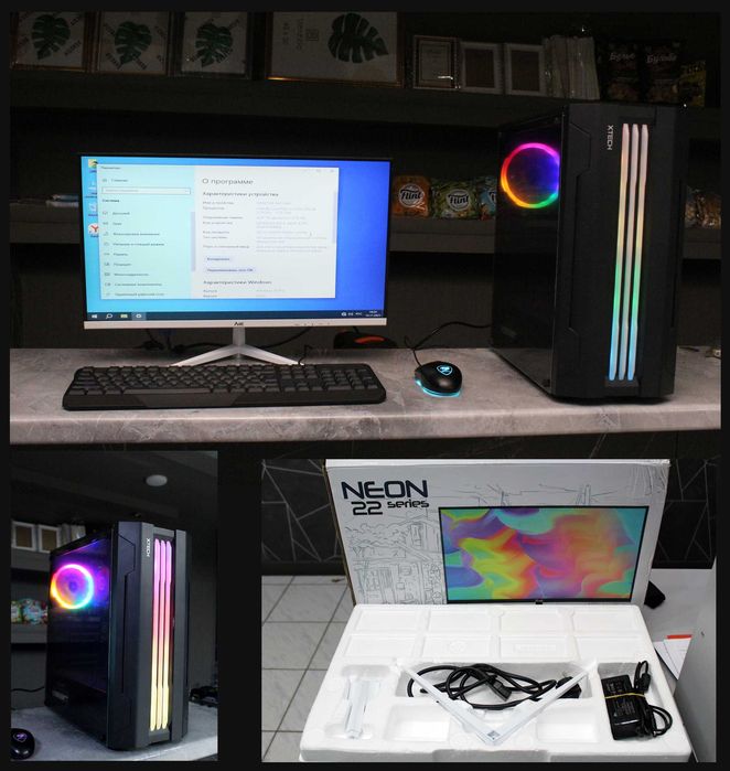 H110   DDR-4\ I3-6100\ Azu-4GB\ HD-320GB\ Экран-22 Polniy komplekt