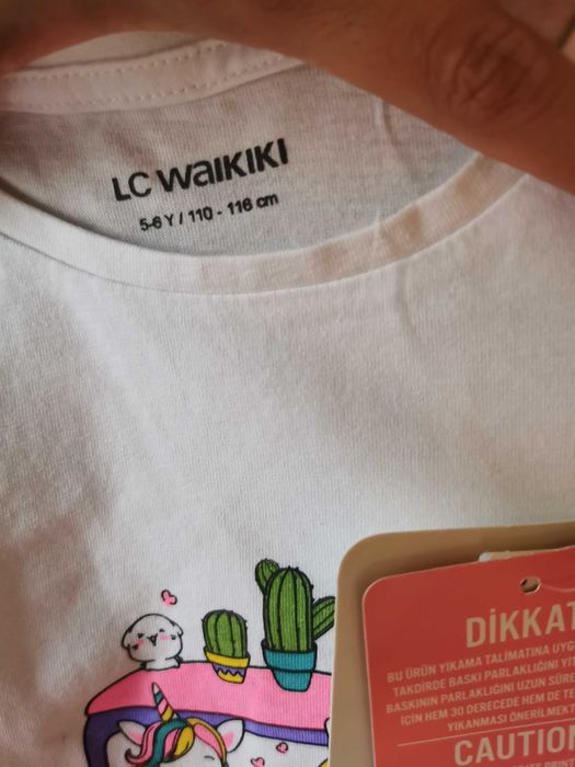 Нови тениски, клин Мини маус, блуза, комплект Стич 110/116