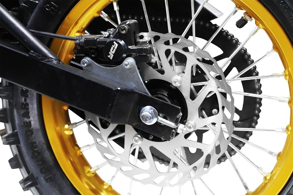 Motocicleta electrica Eco Tiger 1300W 14/12 48V 14Ah Lithiu #Albastru