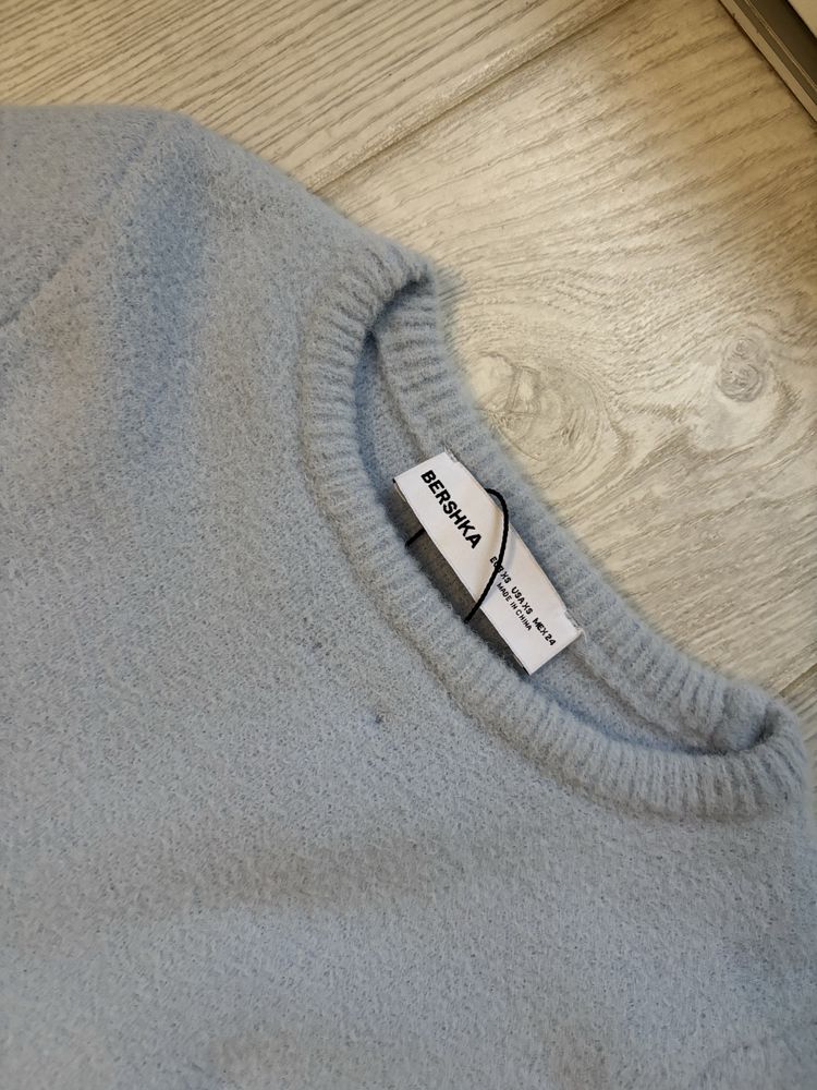 Синя блуза Bershka
