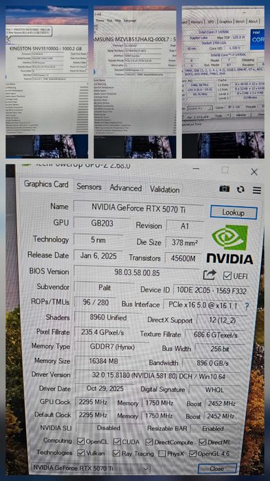High-End Гейминг PC RTX 5070 Ti и i7-14700K