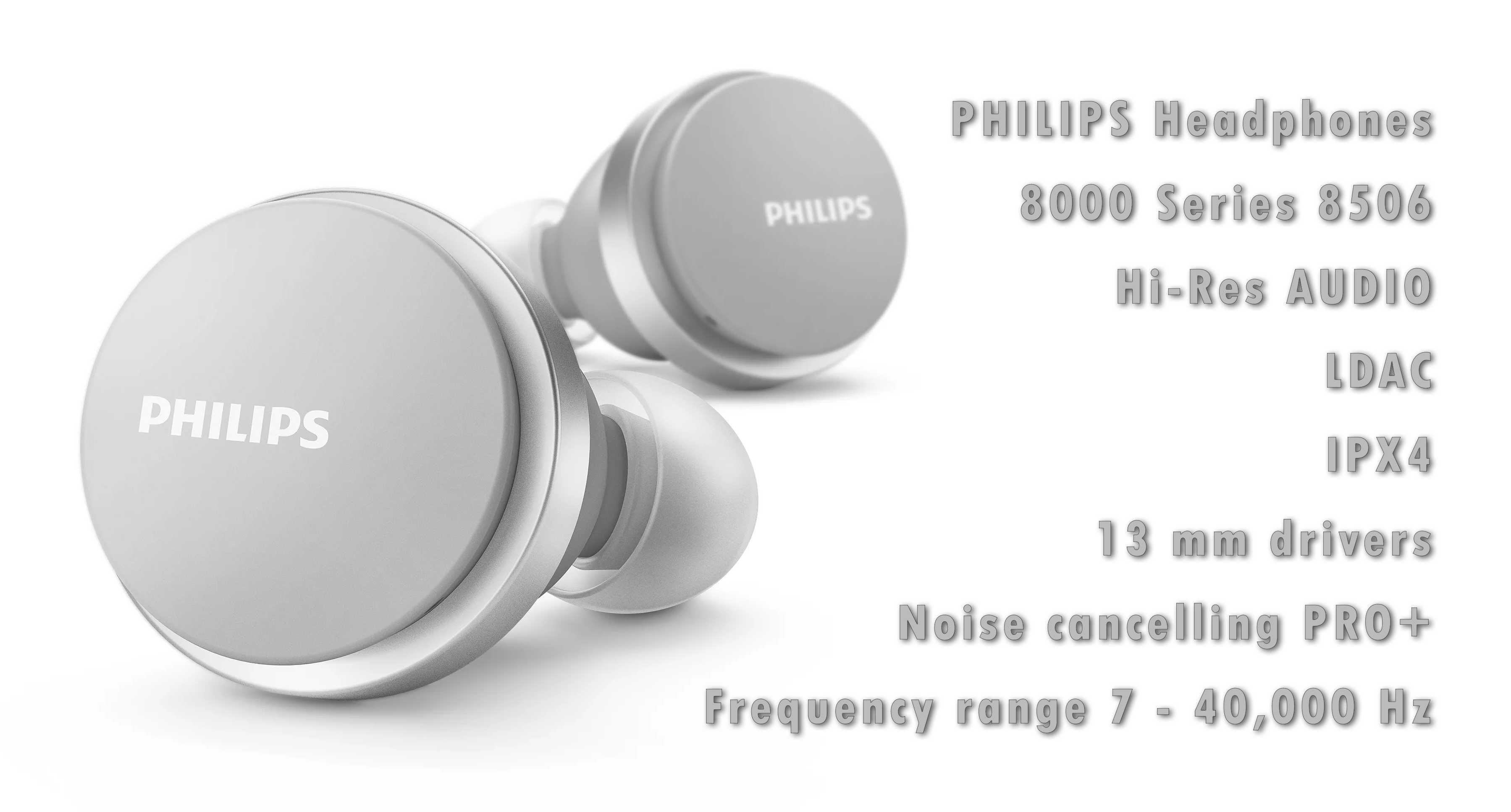 Casti Philips Hi-Res Audio