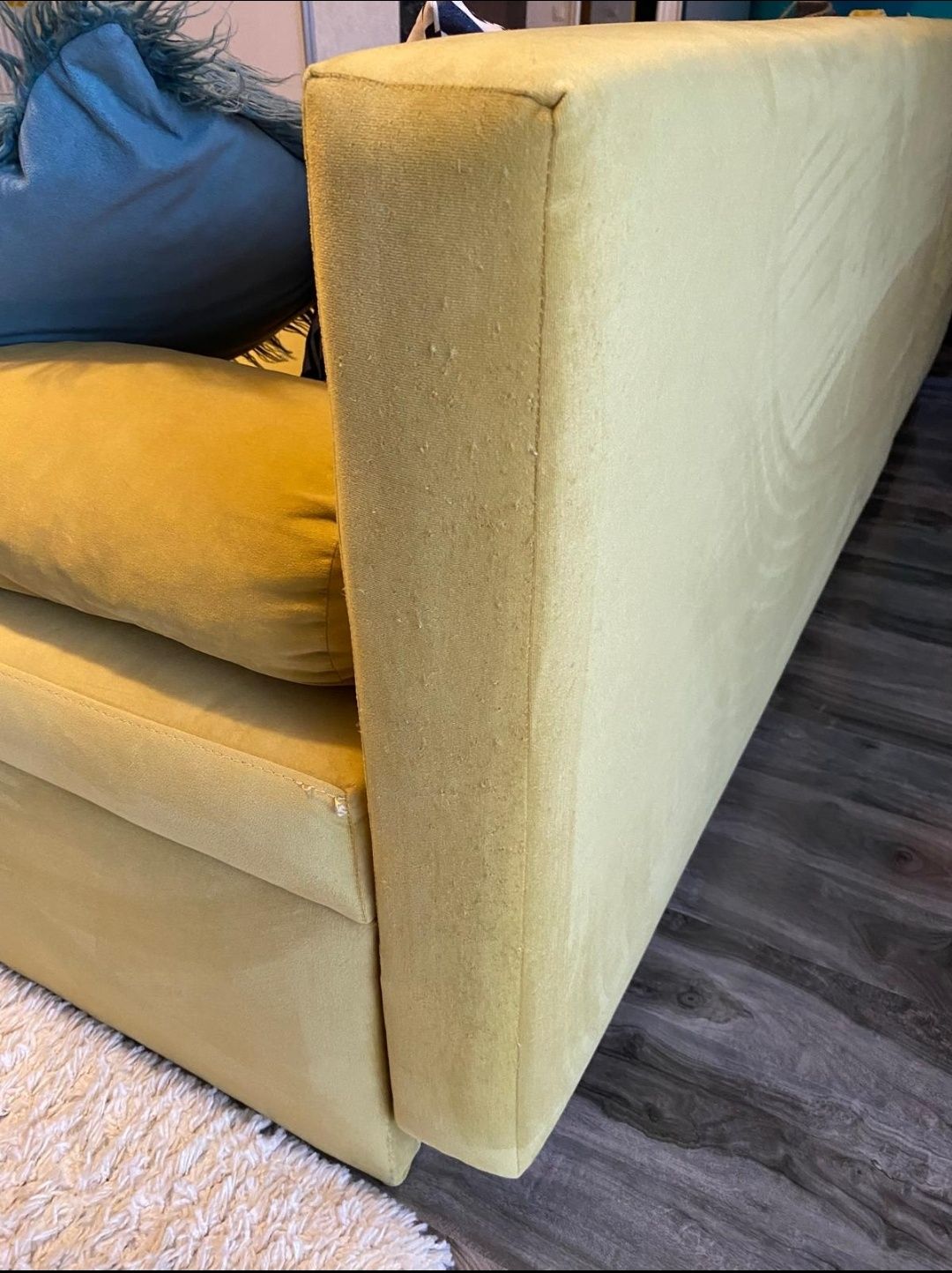Colțar sufragerie culoare galben