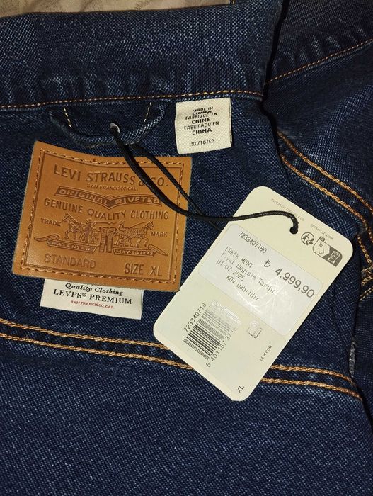 Фирменная джинсовая куртка Levis XL