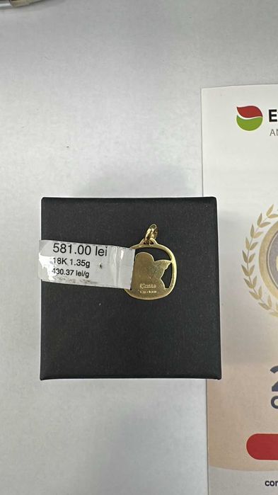 Medalion aur 18K 1.35GR (Ag45 B:10738.42)