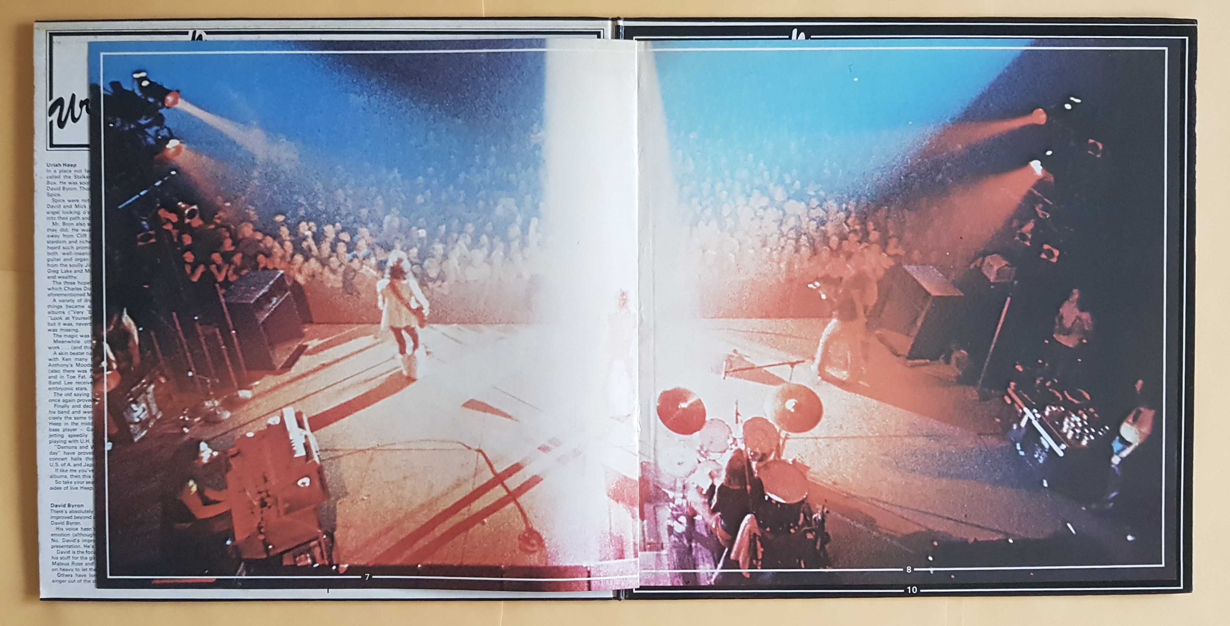 Виниловая пластинка Uriah Heep – Live 
 (двойной альбом, Япония, 1973)