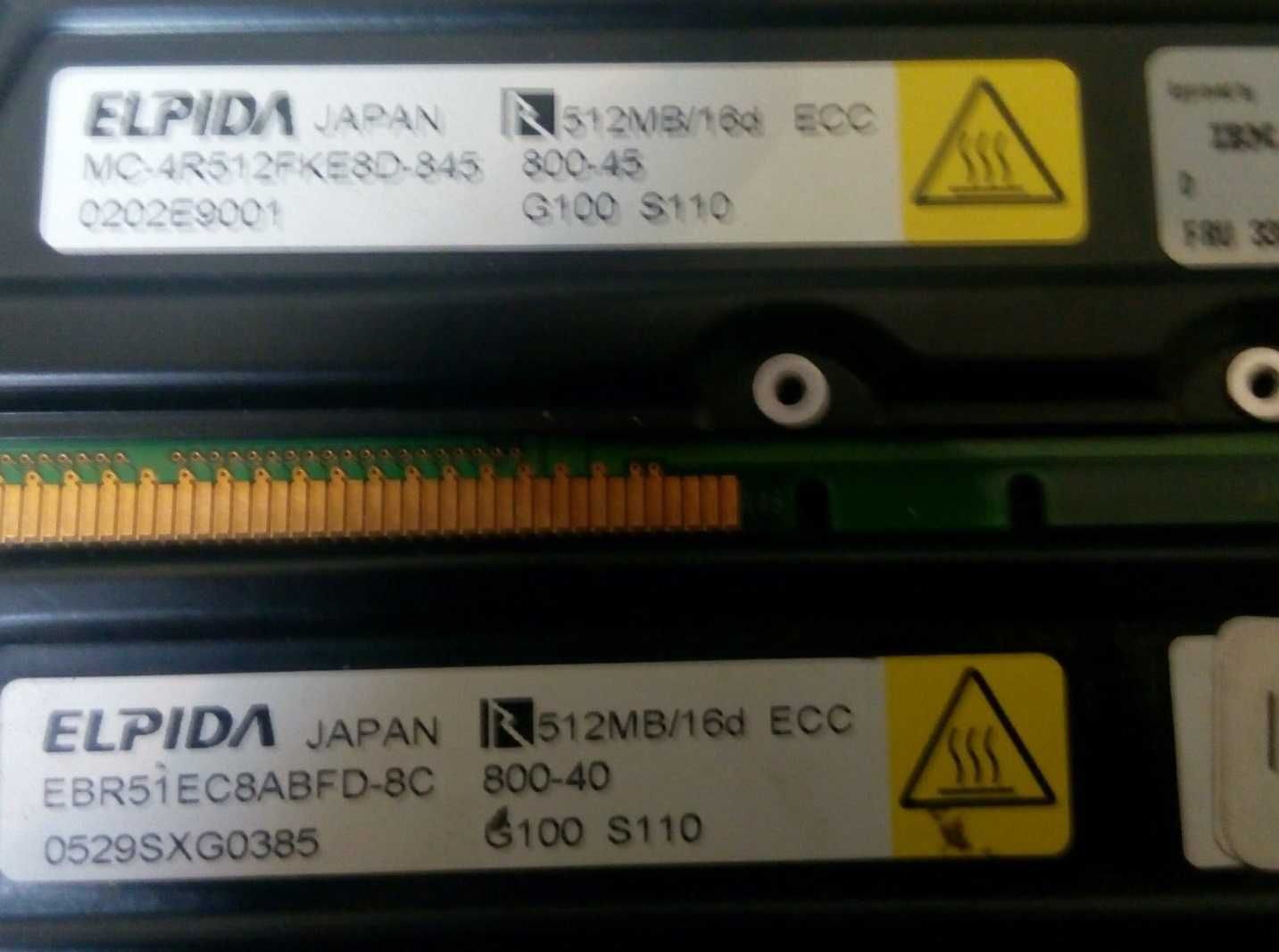 4 x 512MB RAMBUS PC800 ECC
