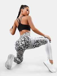 Спортивные леггинсы с эффектом PUSH UP на высокой посадке. Leggings