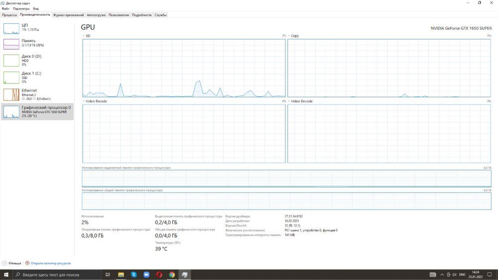 Видеокарта gtx 1650 SUPER Gigabyte gddr6 (1755мгц)