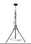Lampa led circulara plus trepied