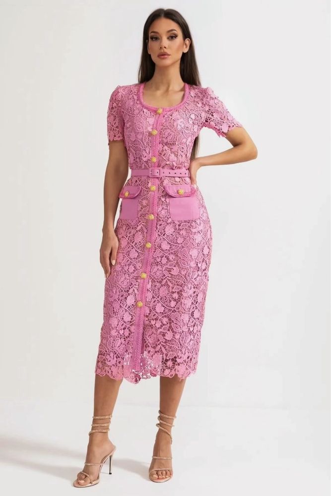 Rochie broderie midi Atelier Vestiaire (nu MLH, Ana Radu, Rhea Costa)