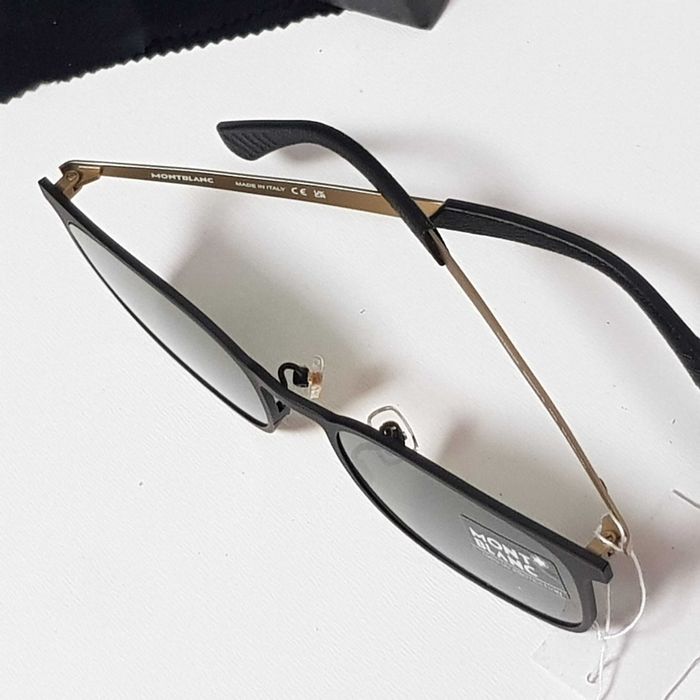 Ochelari de soare MontBlanc rama titanium UV, protectie