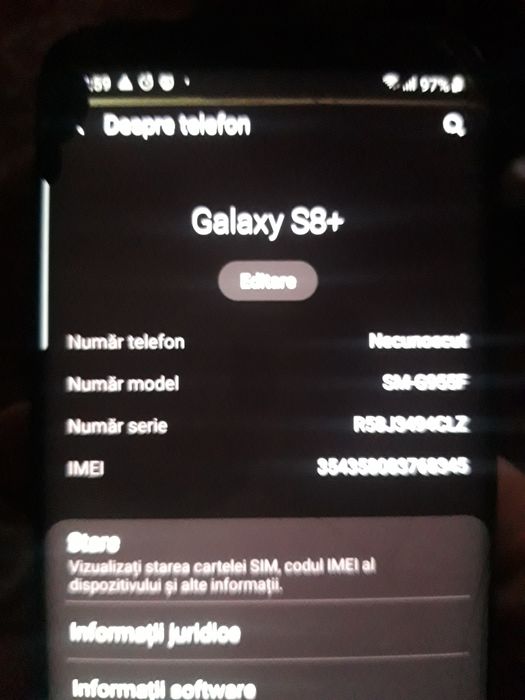 De vanzare samsung s 8+,pentru piesa si iphon  5 c