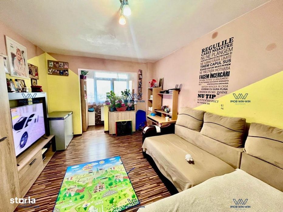 Apartament 3 camere decomandat – Nord – 66 mp – Etaj 8/10