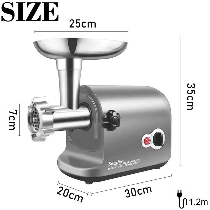 Доставка! Электрическая мясорубка Sonifer SF-5012
