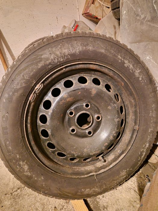 Jante oțel R15+ 2 anvelope