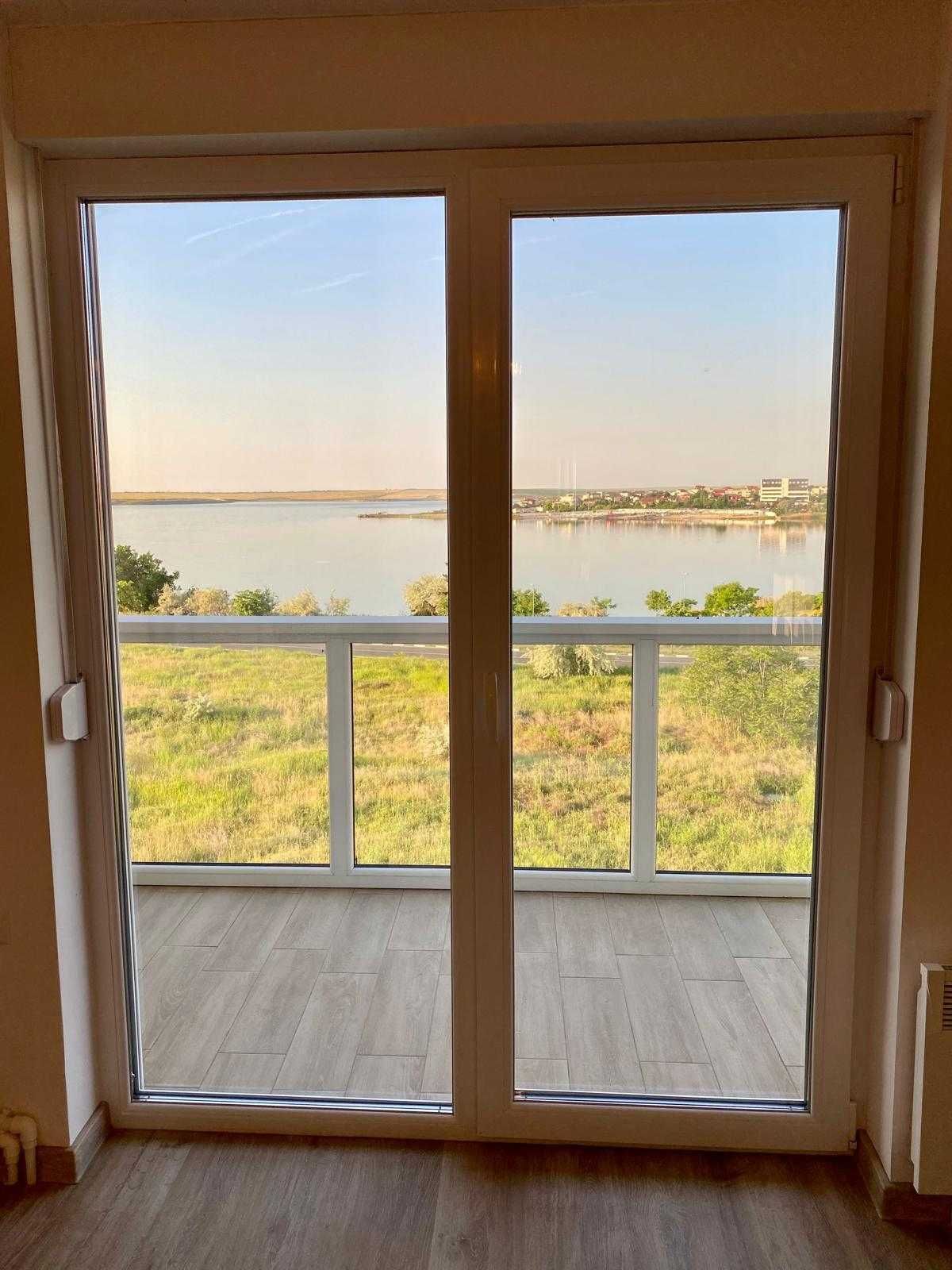 Vedere lac Techirghiol - Ap. 3 camere de vânzare, mobilat și utilat!