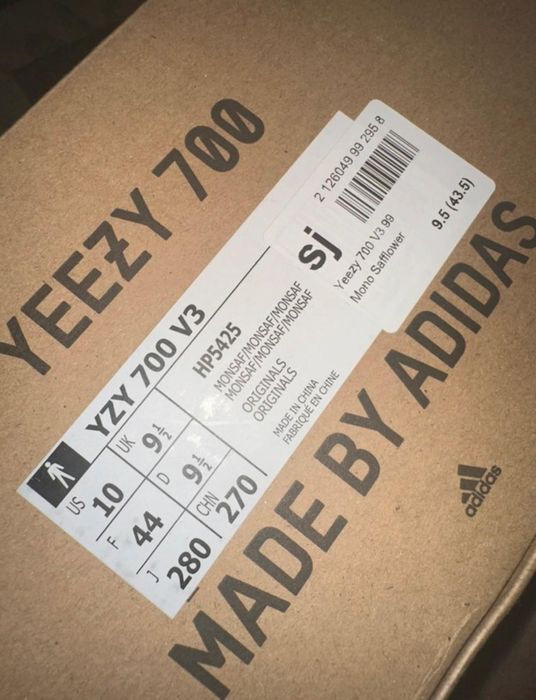 Adidas yeezy boost 700 V3 originali
