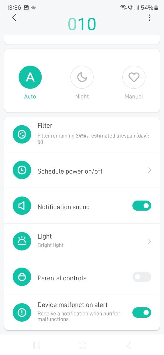 Purificator de aer Xiaomi Mi Air Purifier 2H