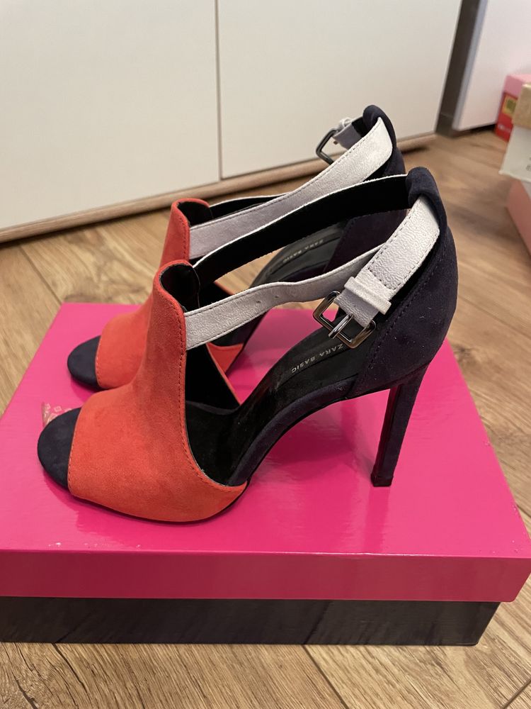 Sandale Zara portocalii