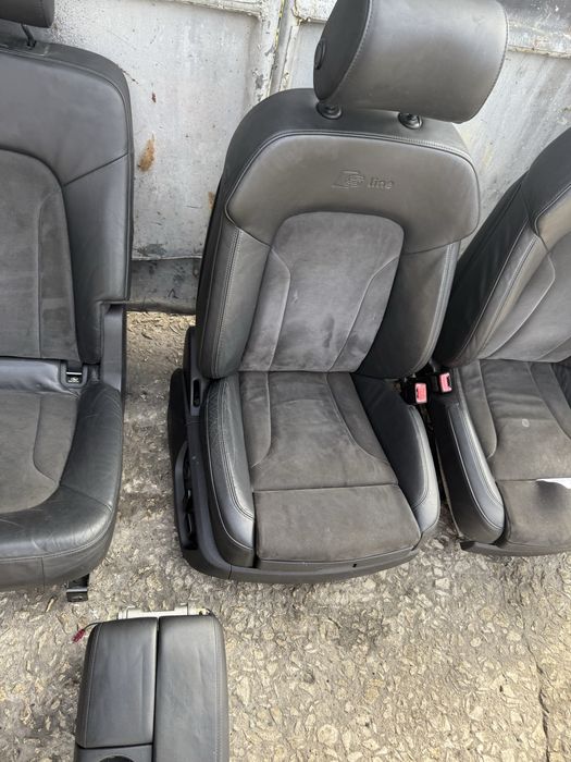 Кожен S-line салон Audi Q7 подгрев ЕЛ Седаки Ауди КЮ7 Н91 лека забележ