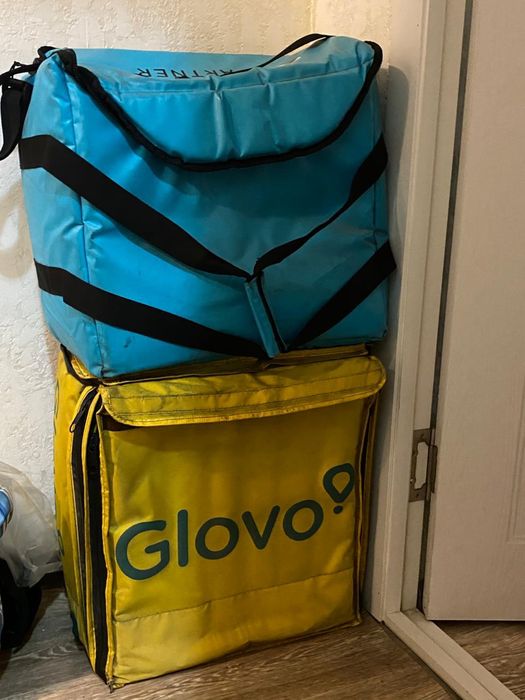 Термосумки Glovo, Wolt