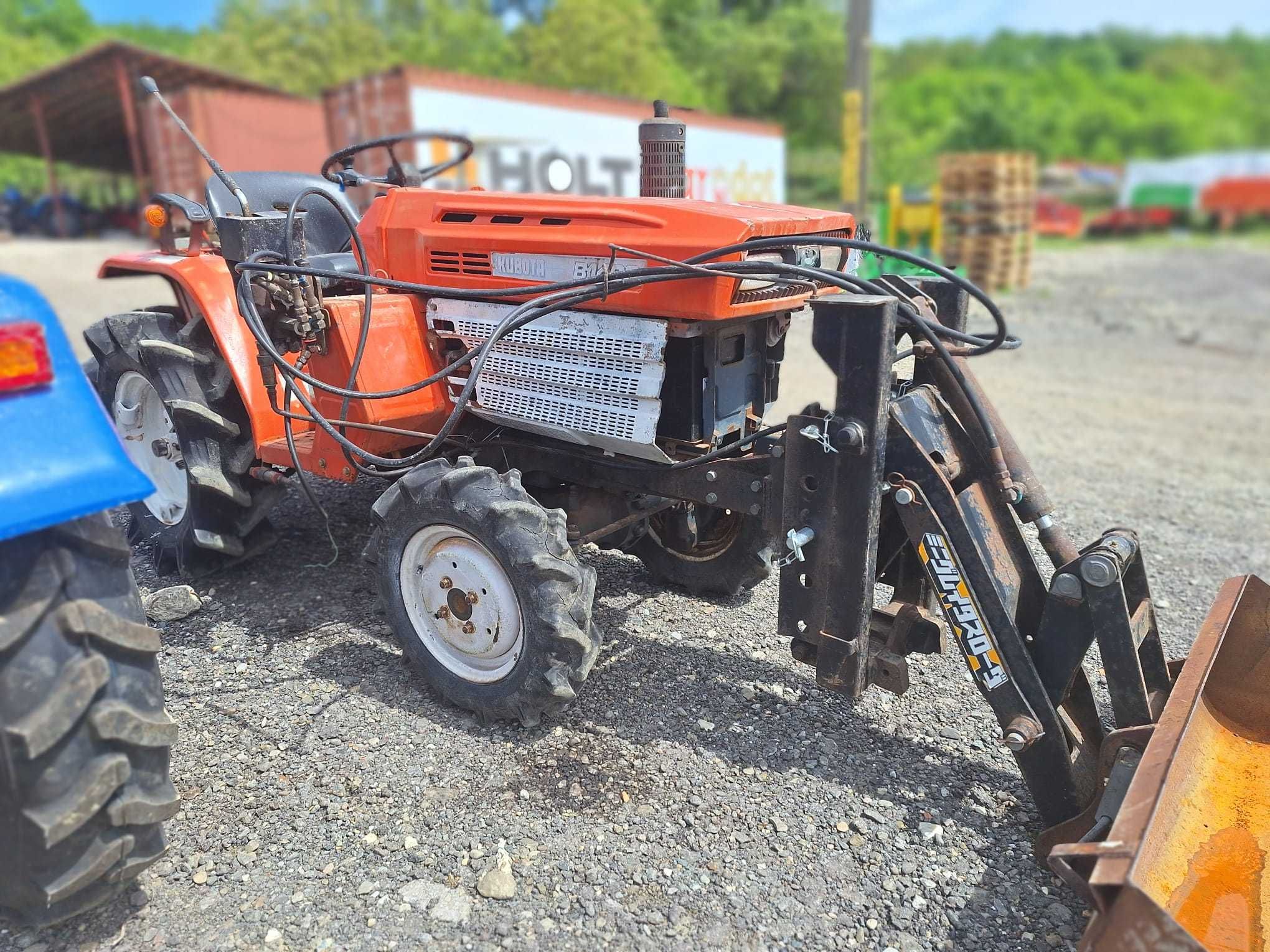 Tractor japonez KubotaB1400 încărcător frontal,freză TRANSPORT GRATUIT