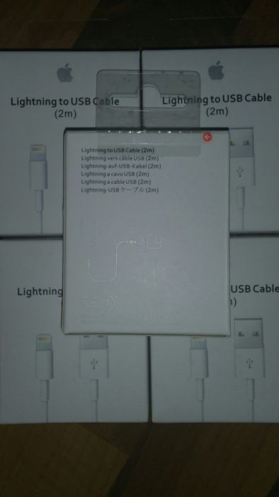 Cablu lightning original Apple iPad iPhone 5 6 7 8 X Xs 11 Max 2 metri