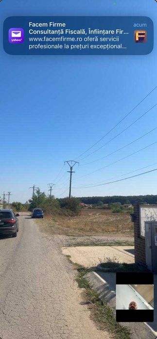 teren intravilan Vladiceasca Snagov 500m2 +1/4 din cota drum,langa lac