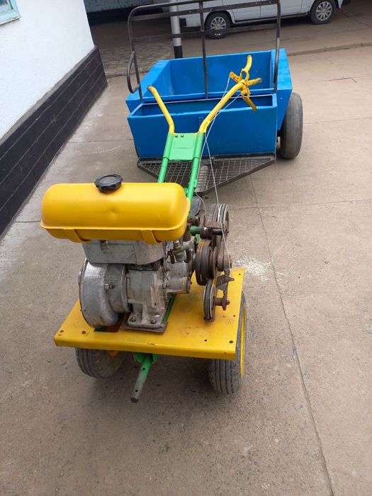 Срочно Продам мотоблок с прицепом