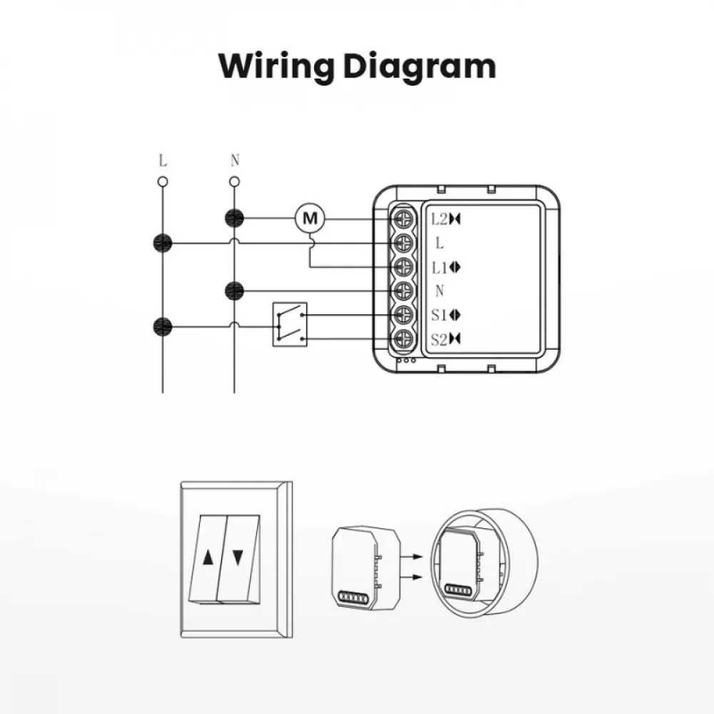 AVATTO CSM16-RF WiFi+RF модул за завеси/щори