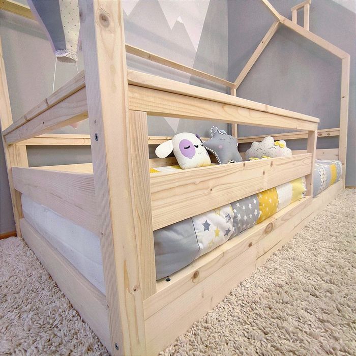 Модел: "ПЕПИ" | Детско легло къщичка в стил Монтесори