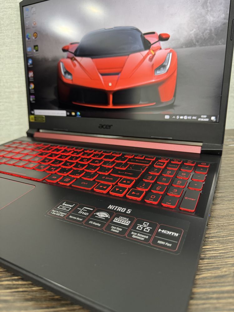 8-Ядерный Acer Nitro-5 intel Core i5 GTX DDR5 15.6 IPS с Гарантией!