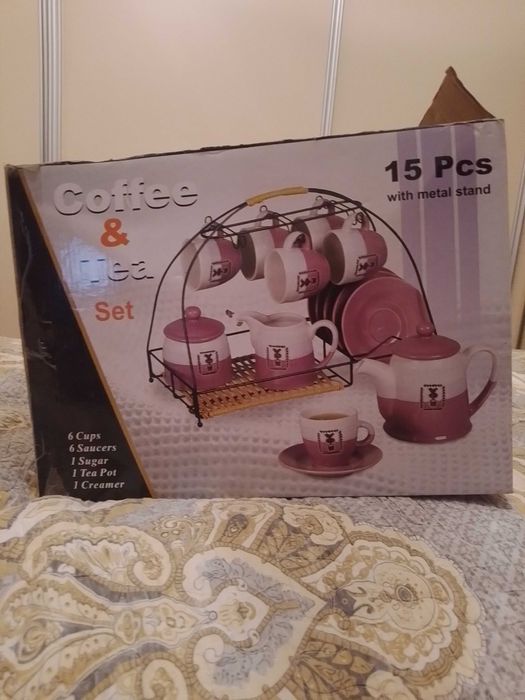 сервиз кофейный керамический новый