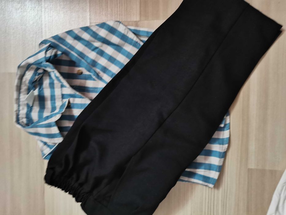 Set 3 cămăși + pantaloni stofa vârsta 2 ani