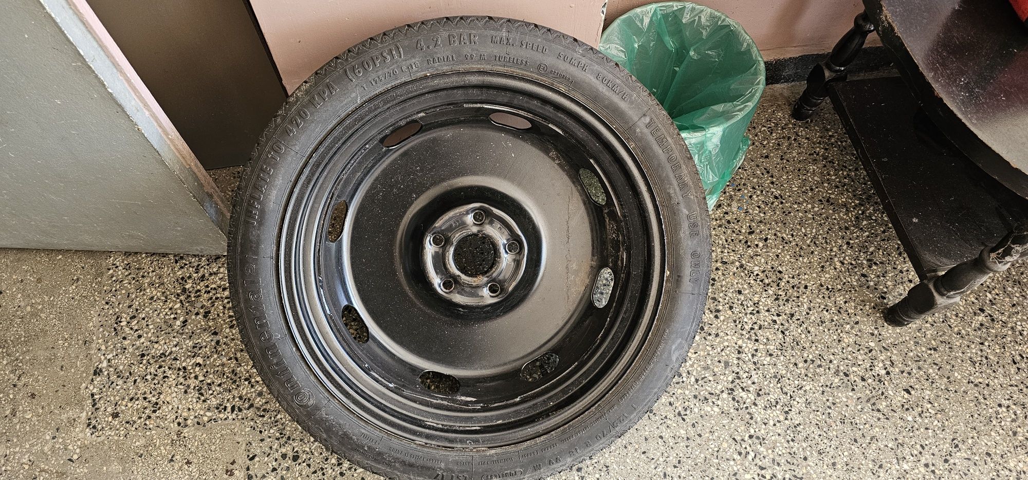 Резервна гума тип ПАТЕРИЦА 18 VW