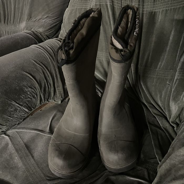 Утепленные резиновые сапоги