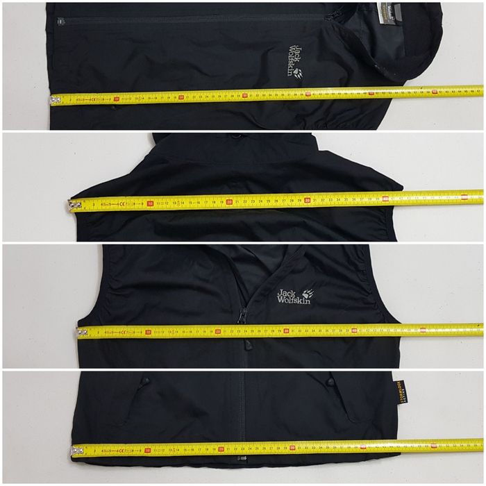 Jack Wolfskin Stormlock Active Black Waiscoat Vesta, mărimea S (lady)