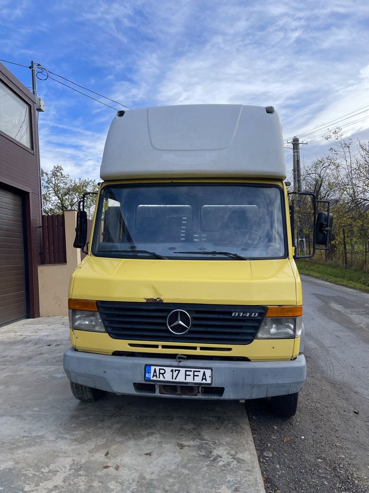 Mercedes Vario 814D 2005, 260000 km, bena fixa, prelata